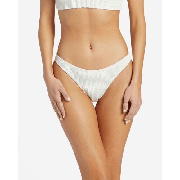 Billabong Summer High Tropic Bikini Bottoms Salt Crystal White XL NWT - Picture 6 of 8